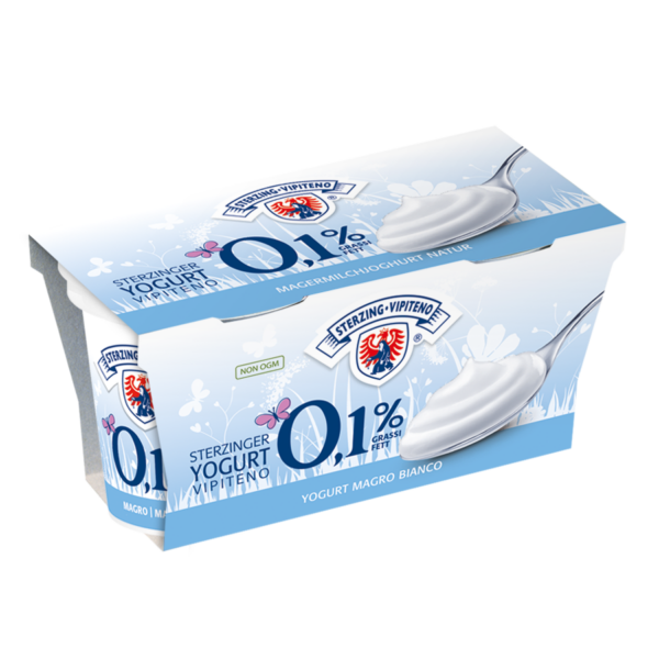 YOGURT MAGRO BIANCO 0,1% VIPITENO GR. 125 X 2