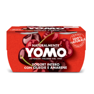 YOGURT YOMO INTERO ALLE CILIEGIE & AMARENE GR. 125 X 2