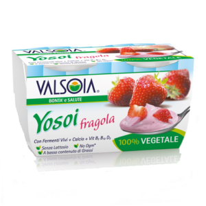 YOSOI ALLA FRAGOLA VEGETALE VALSOIA GR. 125 X 2 VASETTI
