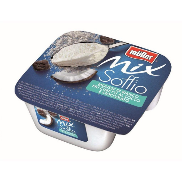 MULLER MIX SOFFIO BIANCO COCCO CIOCCOLATO GR. 120