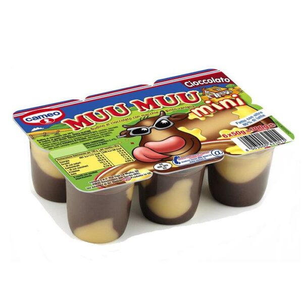 MUU MUU MINI CIOCCOLATO & VANIGLIA CAMEO GR. 50 X 6