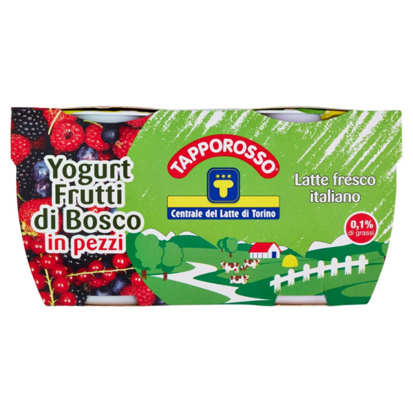 YOGURT MAGRO AI FRUTTI DI BOSCO IN PEZZI C.L.T. GR. 125 X 2