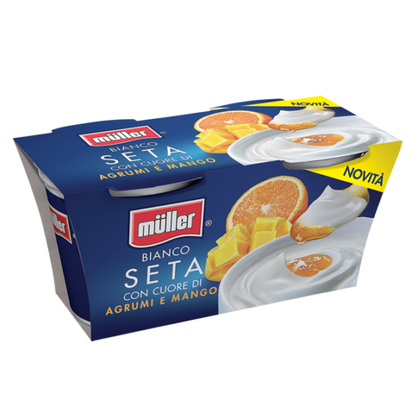 YOGURT BIANCO SETA AGRUMI & MANGO MULLER GR. 125X2