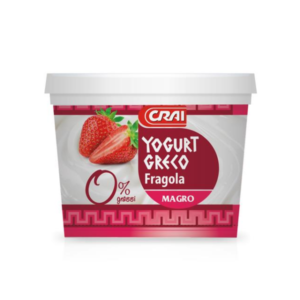 YOGURT GRECO 0% GRASSI ALLA FRAGOLA CRAI GR. 150