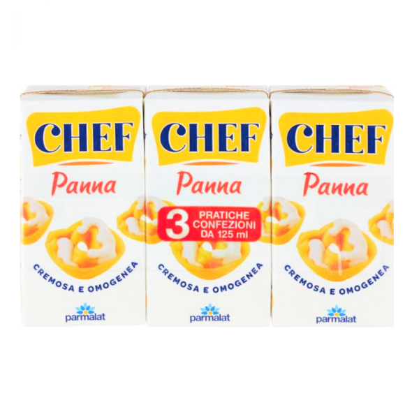 PANNA DA CUCINA CHEF PARMALAT GR. 125 X 3