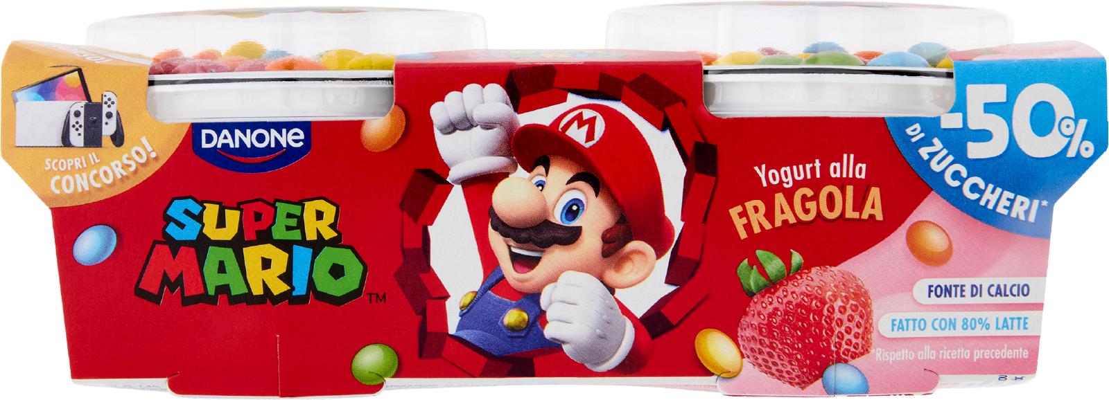 Danone Yogoloso Super Mario Fragola 2x110g