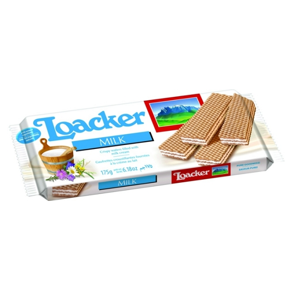 WAFER AL LATTE MILK LOACKER GR. 175