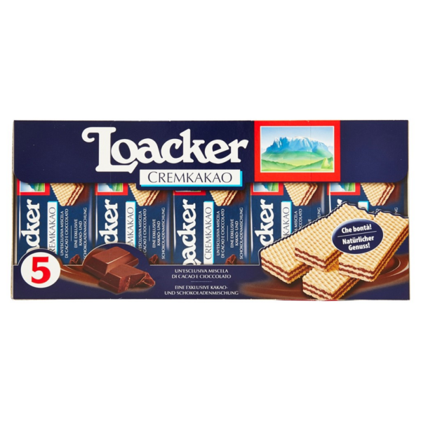 WAFER LOACKER AL CACAO GR. 45 X 5 PACCHETTI