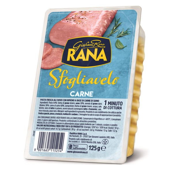 TORTELLINI ALLA CARNE SFOGLIAVELO RANA GR. 125