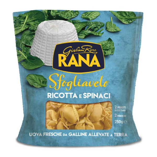 AGNOLOTTI SFOGLIAVELO RICOTTA SPINACI  RANA GR. 250