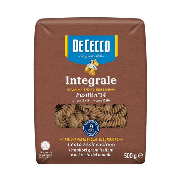 FUSILLI INTEGRALI N. 34 DE CECCO GR. 500