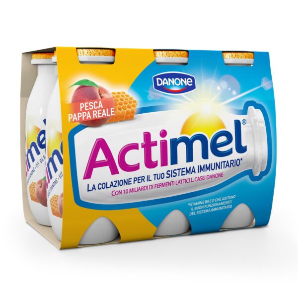 ACTIMEL PESCA E PAPPA REALE DANONE GR. 100 X 6