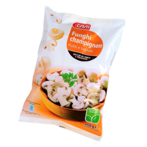 FUNGHI CHAMPIGNON PULITI E TAGLIATI CRAI GR. 450