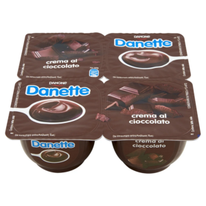CREMA DANETTE AL CIOCCOLATO DANONE GR. 125 X 4 VASETTI