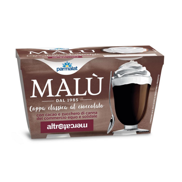 COPPA MALÙ CLASSICA CACAO PARMALAT GR. 100 X 2