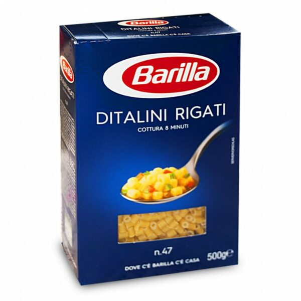 DITALINI RIGATI BARILLA GR. 500 N. 47