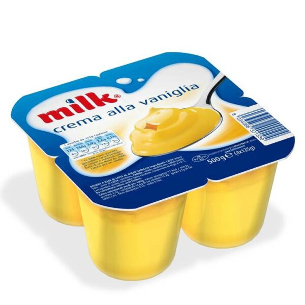 CREMA ALLA VANIGLIA MILK GR. 125 X4