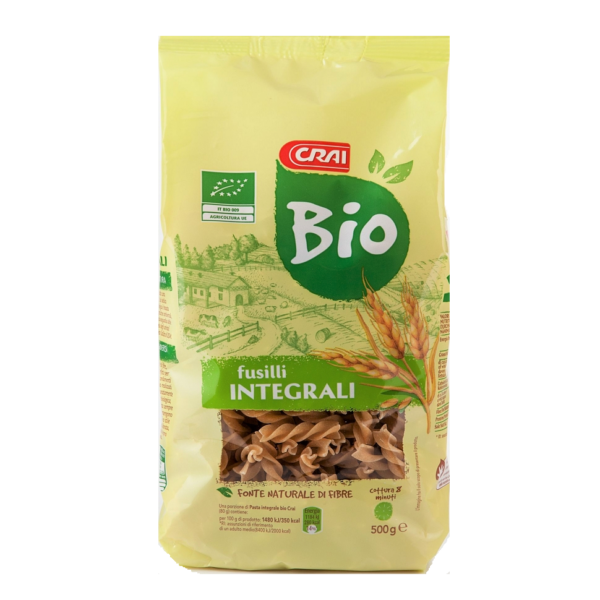 FUSILLI INTEGRALI BIO CRAI GR. 500 N. 41