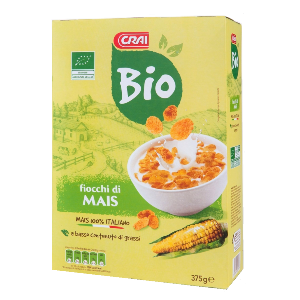 CORN FLAKES BIO FIOCCHI DI MAIS 100% ITALIANI CRAI GR. 375
