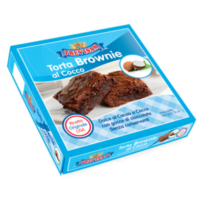 TORTA BROWNIE AL COCCO TREVISAN GR. 285