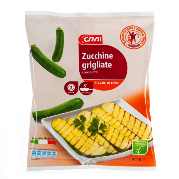 ZUCCHINE A FETTE GRIGLIATE CRAI GR. 450