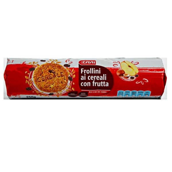 FROLLINI CEREALI & FRUTTA CRAI GR. 250