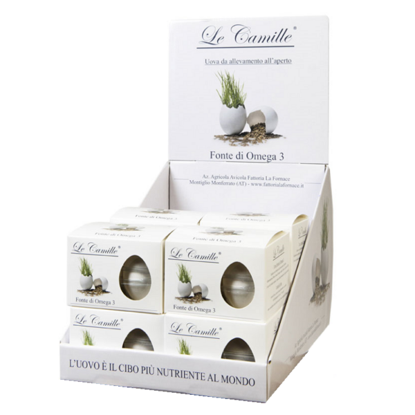 UOVA BIANCHE ALLEVATE ALL'APERTO CAMILLE X 6