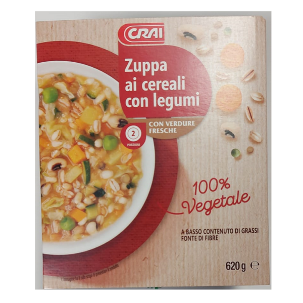 ZUPPA DI LEGUMI & CEREALI CRAI GR. 620