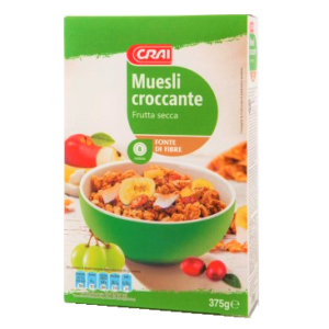 MUESLI FRUTTA SECCA CRAI GR. 375