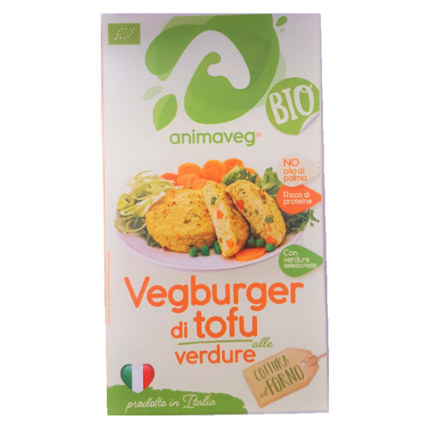 VEGBURGER DI TOFU ALLE VERDURE ANIMAVEG GR. 180