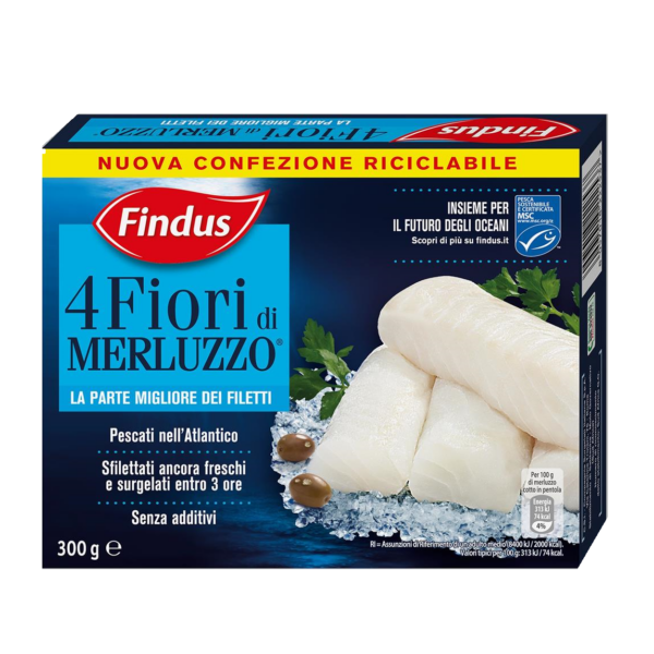 FIORI DI MERLUZZO FINDUS GR. 300
