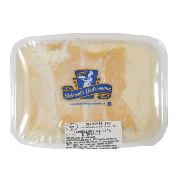 CANNELLONI RICOTTA SPINACI BELMONTE GR. 300