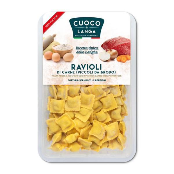RAVIOLINI DI CARNE CUOCO DI LANGA GR. 250