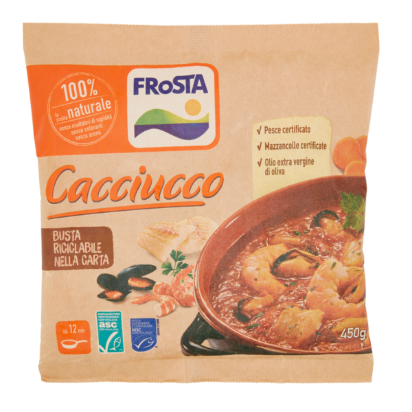 CACCIUCCO ZUPPA DI PESCE AL POMODORO FROSTA GR. 450
