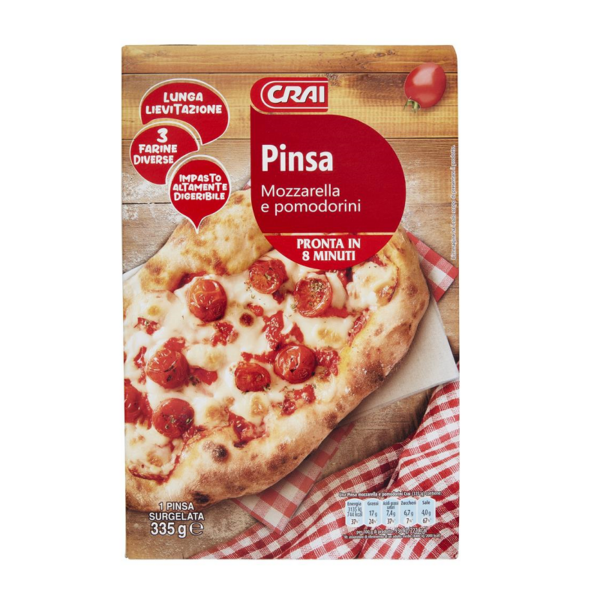 PINSA POMODORO & MOZZARELLA CRAI GR. 335