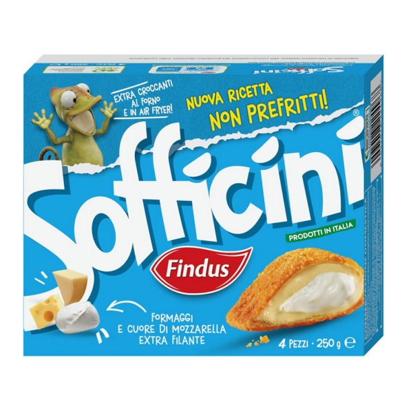 SOFFICINI FORMAGGIO & MOZZARELLA FINDUS GR. 250