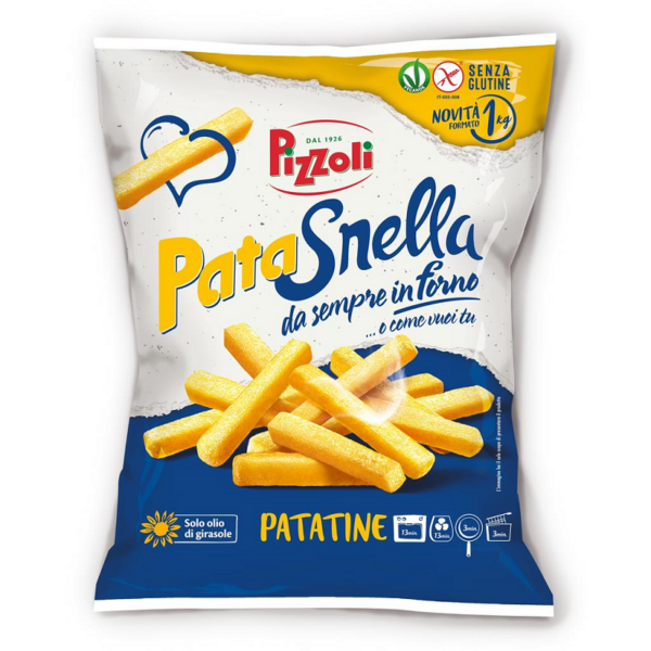 PATATINE IN FORNO PATASNELLA PIZZOLI KG. 1