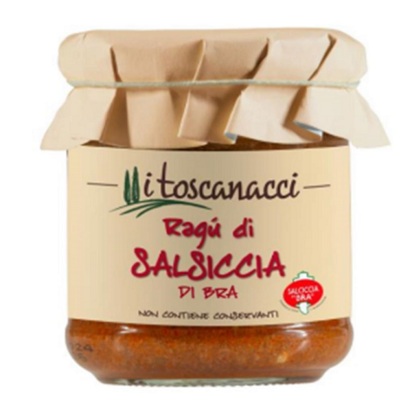 RAGÙ DI SALSICCIA DI BRA I TOSCANACCI GR. 180