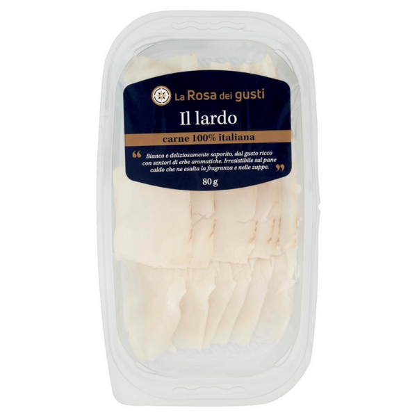 LARDO LA ROSA DEI GUSTI GR. 80