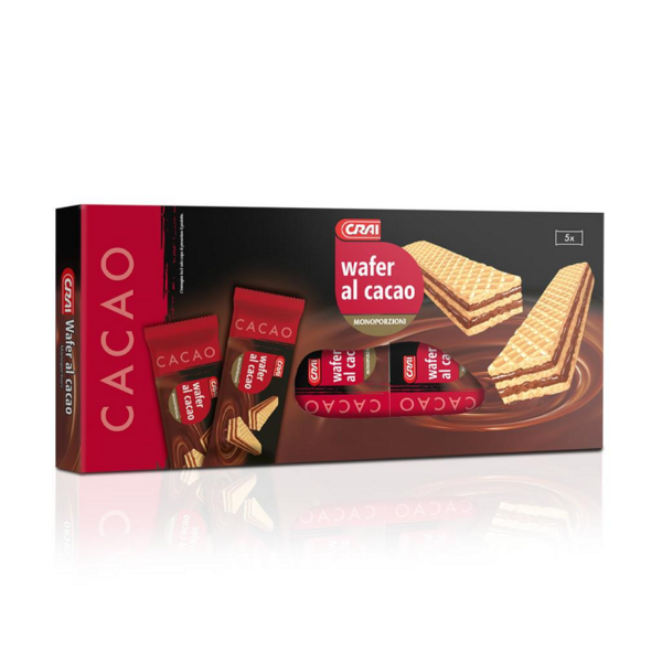 WAFER AL CACAO MONOPORZIONI CRAI X 5