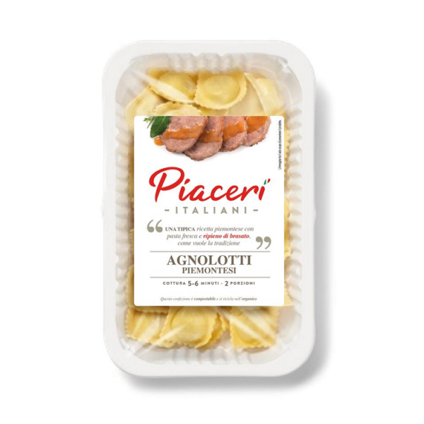 AGNOLOTTI PIEMONTESI AL BRASATO PIACERI ITALIANI GR. 250