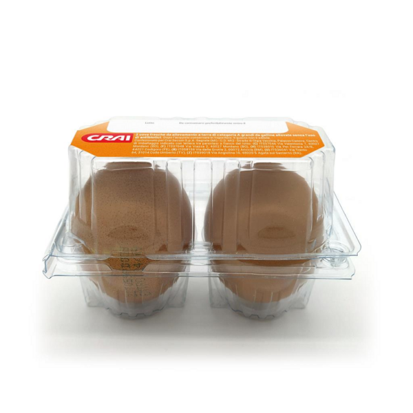 UOVA FRESCHE GRANDI ALLEVATE A TERRA CRAI X 2