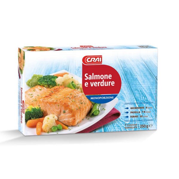 SALMONE E VERDURE CRAI GR. 250