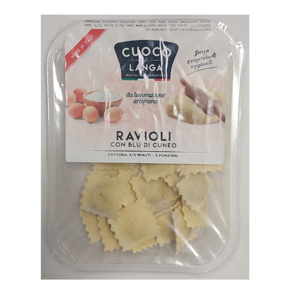 RAVIOLI CON BLU DI CUNEO CUOCO DI LANGA GR. 250