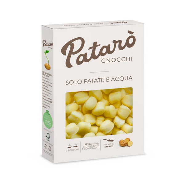 GNOCCHI DI PATATE FRESCHE PATARÒ GR. 400