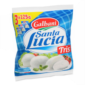 MOZZARELLA SANTA LUCIA GALBANI BUSTA GR. 125 X 3 PEZZI
