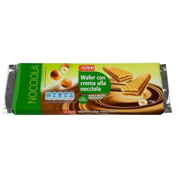WAFER ALLA NOCCIOLA CRAI GR. 175