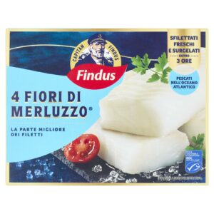 Capitan Findus 4 Fiori di Merluzzo MSC Surgelati 300g