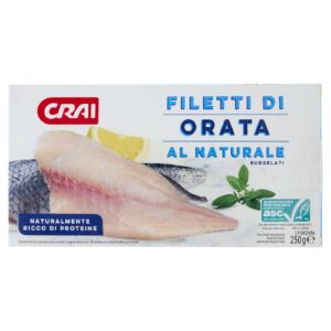 Crai Filetti di Orata al Naturale Surgelati 250g