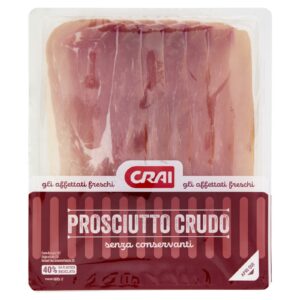 Crai Gli Affettati Freschi Prosciutto Crudo Affettato 100g